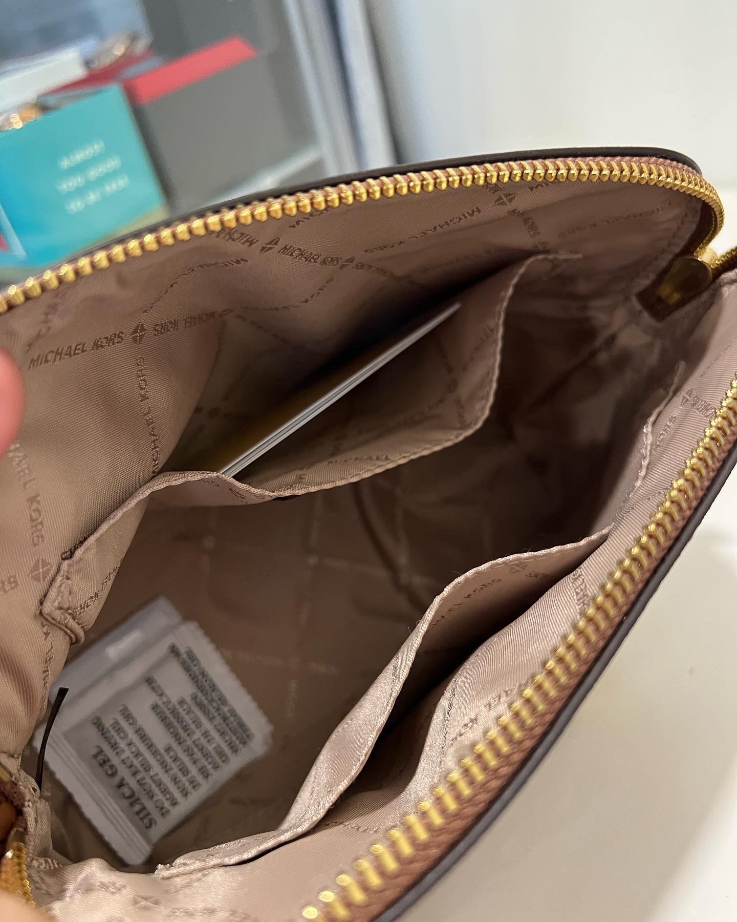 Michael Kors Jet Set Travel Medium Dome Crossbody in Luggage - Image 3