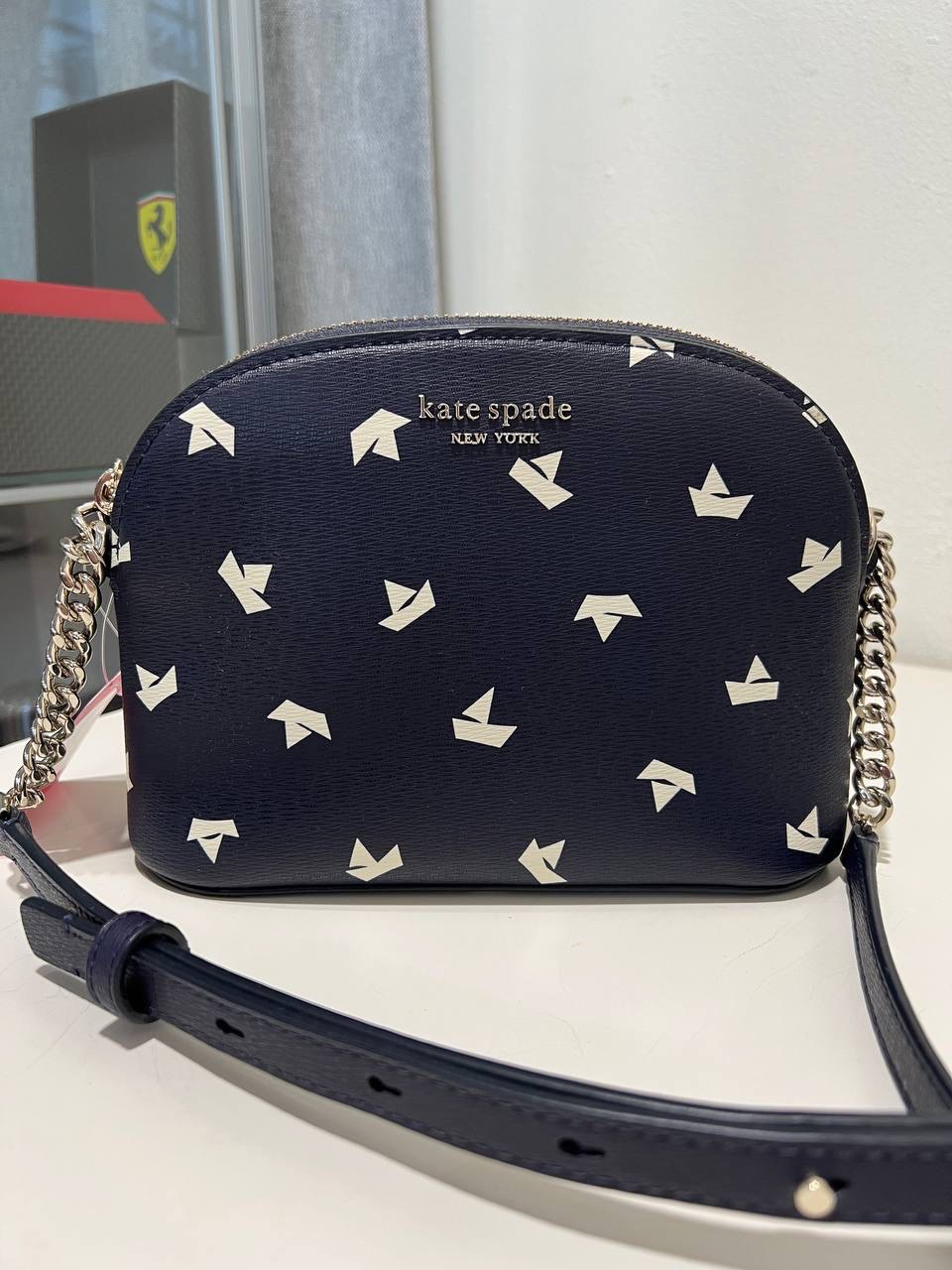Kate Spade Spencer Small Dome Crossbody in Squid Ink Multi (Boutique