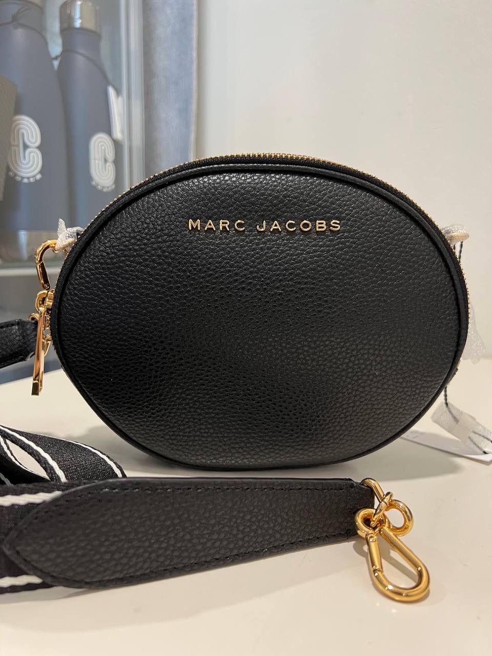 Marc Jacobs Rewind Oval Crossbody in Black Exclusively USA
