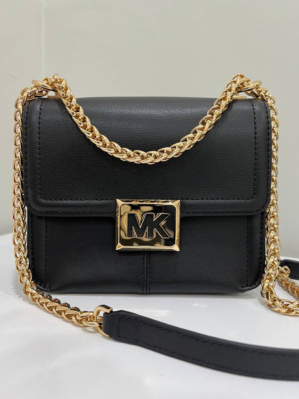 Michael Kors Sonia Small Square Shoulder Crossbody in Black ...