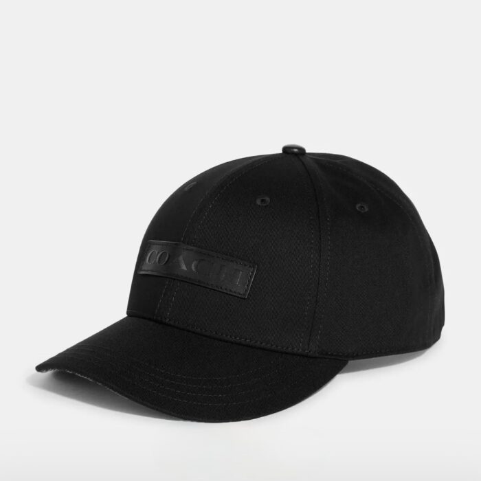 Coach Baseball Cap in Black