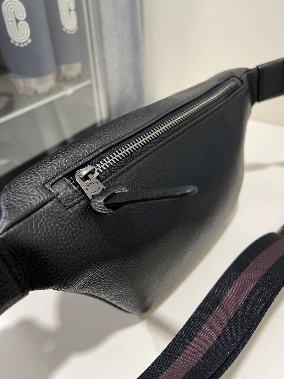 Coach Thompson Belt Bag in Black - Image 3