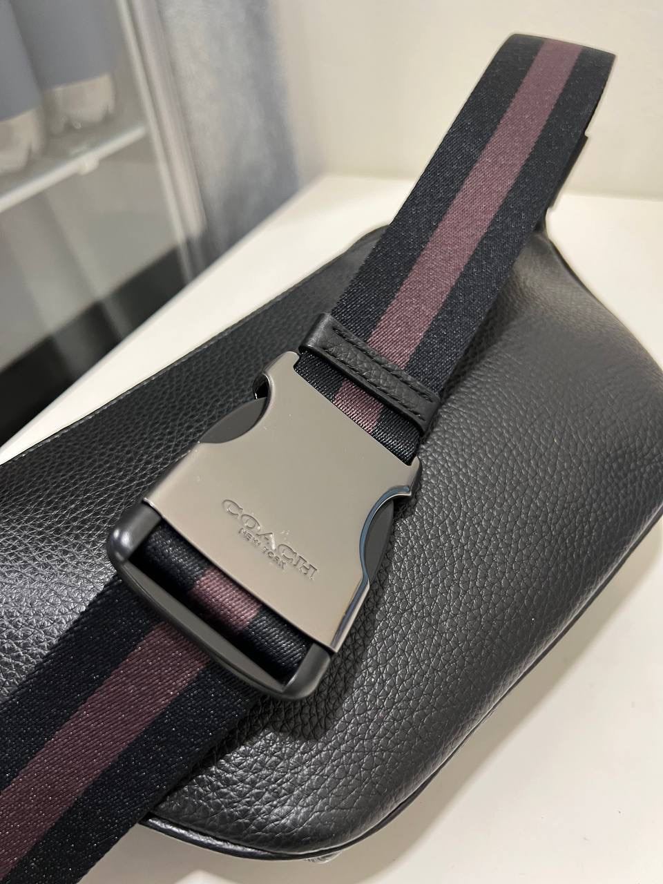 Coach Thompson Belt Bag in Black - Image 4