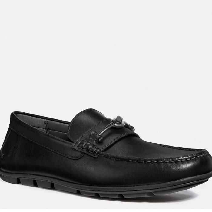 Coach Mott Driver Loafer Shoes in Black (Size US8)
