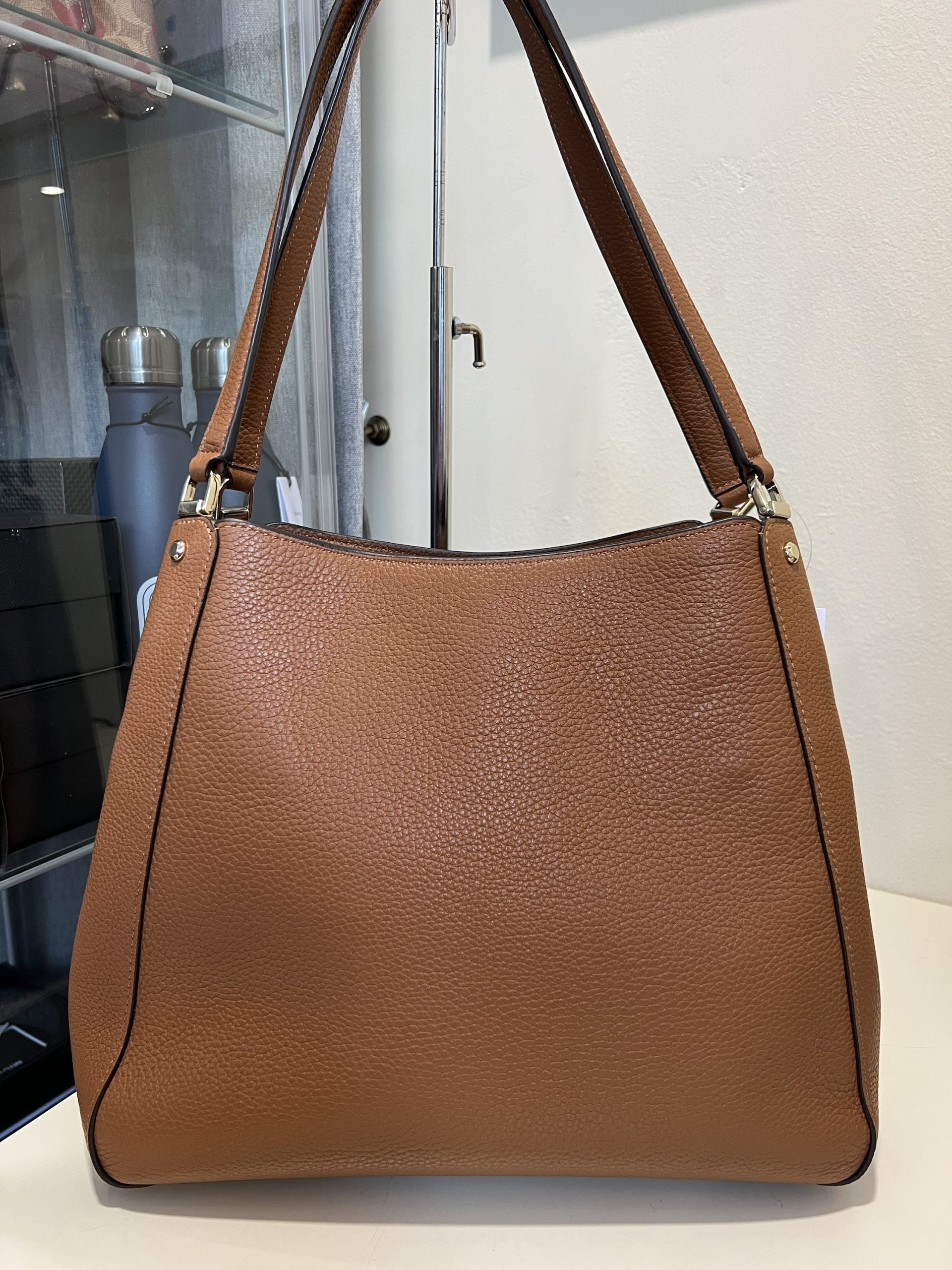 Kate Spade Leila Medium Triple Compartment Shoulder Bag in Warmgingerbread - Image 4