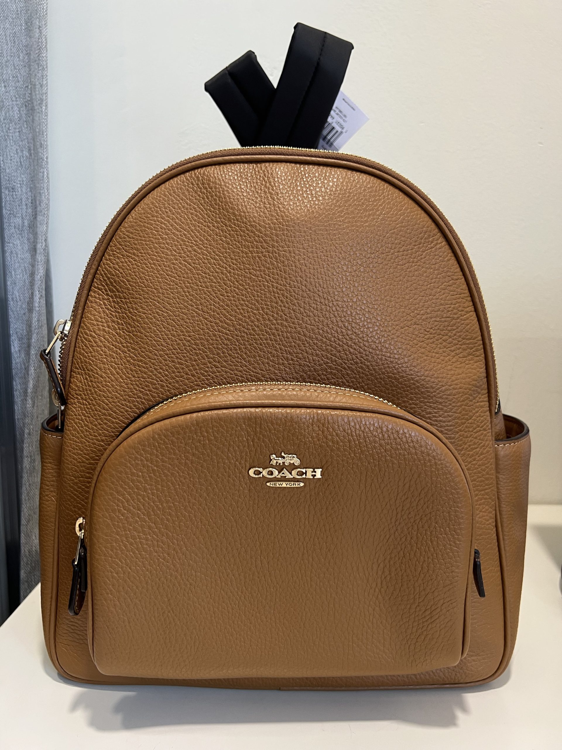 Coach Court Medium Backpack in Gold/Penny – Exclusively USA