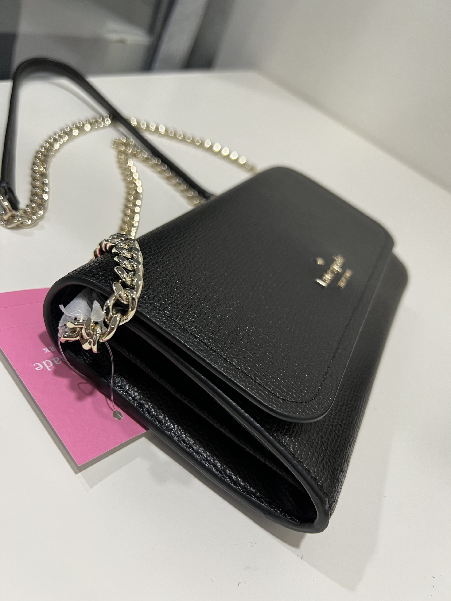 Kate Spade Darcy Chain Wallet Crossbody in Black – Exclusively USA