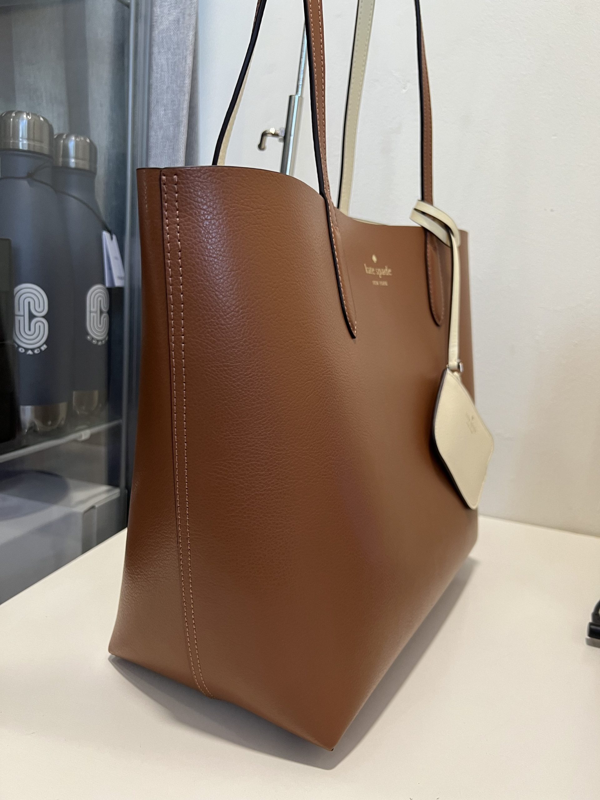 Kate Spade Ava Reversible Tote in Warmgingerbread - Image 2