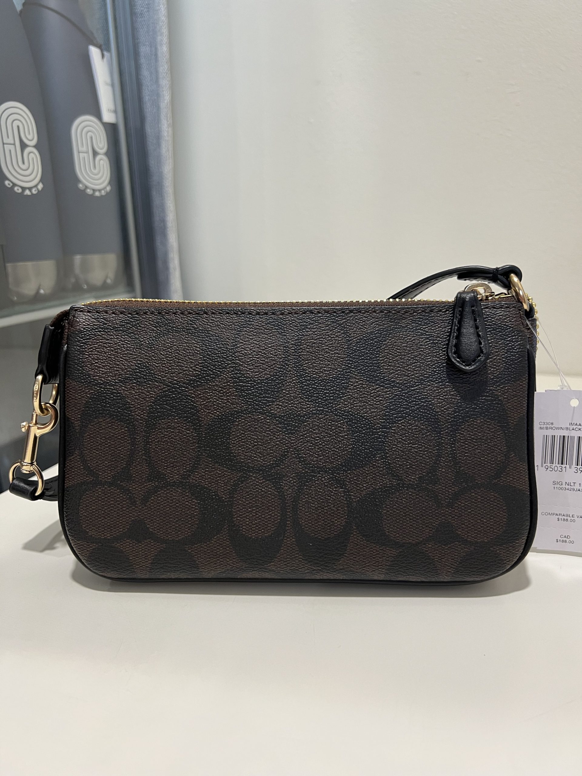 Coach Nolita 19 in Signature Brown Black - Image 4