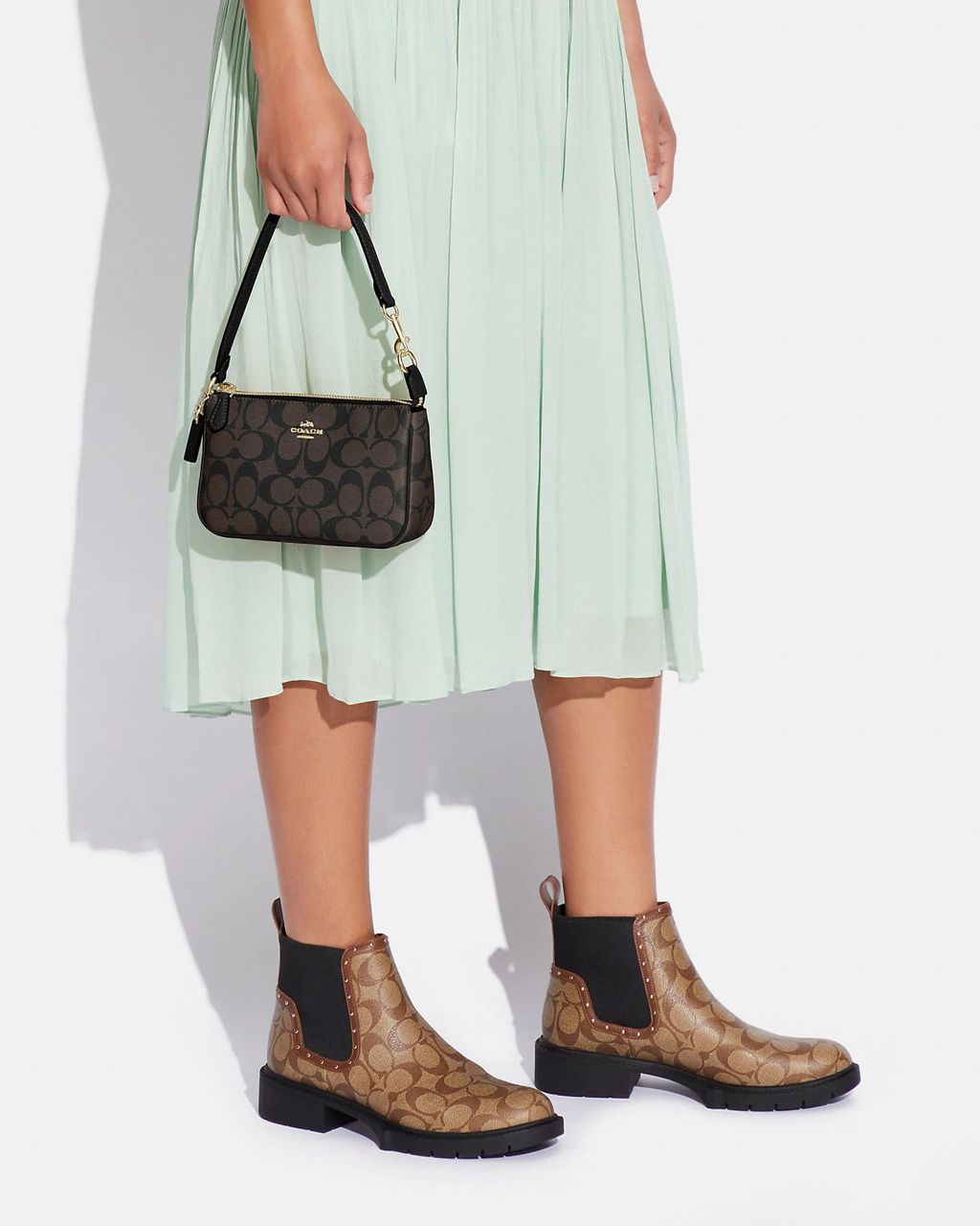 Coach Nolita 19 in Signature Brown Black - Image 5