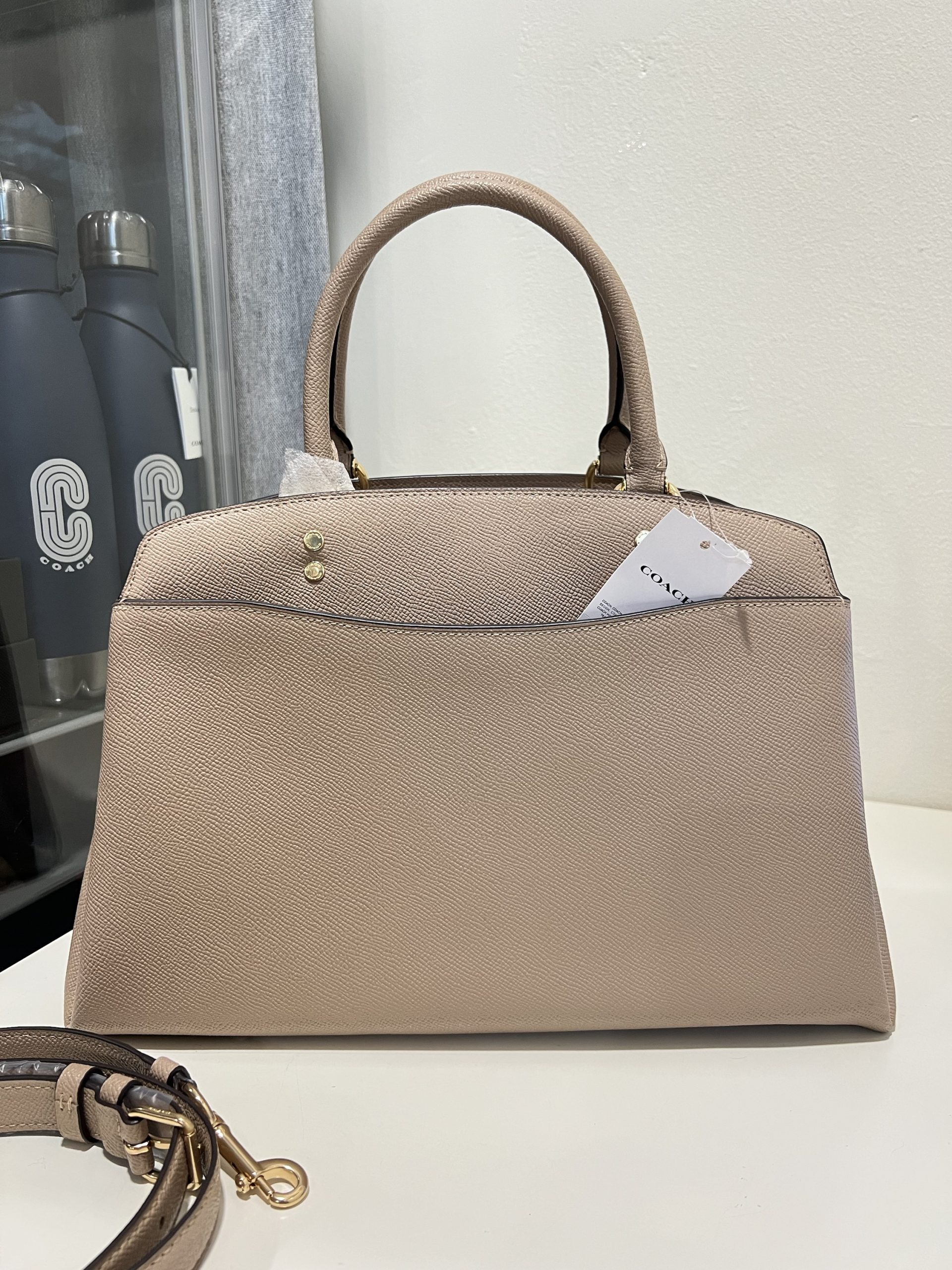 Coach Lillie Carryall in Taupe Exclusively USA