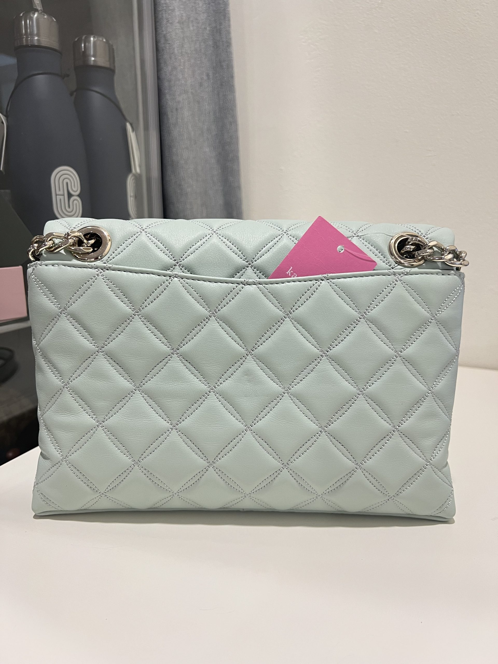 Kate Spade Natalia Medium Flap in Crystal Blue – Exclusively USA