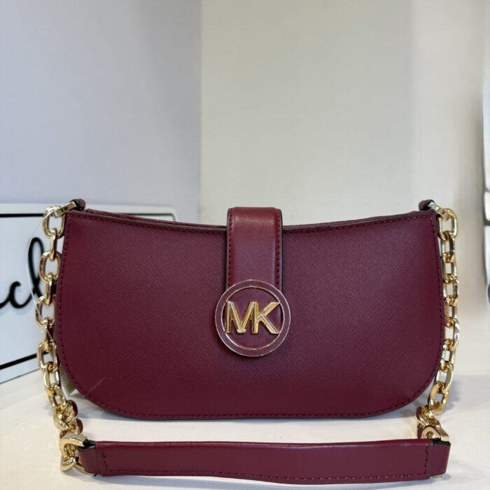 Michael Kors Carmen Small Pouchette in Mulberry