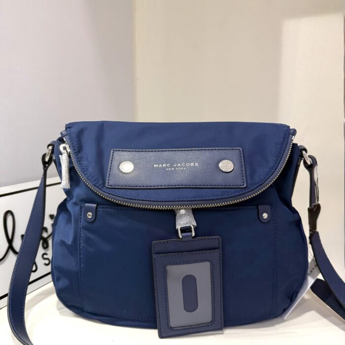 Marc Jacobs Preppy Nylon Natasha Crossbody in Azure Blue