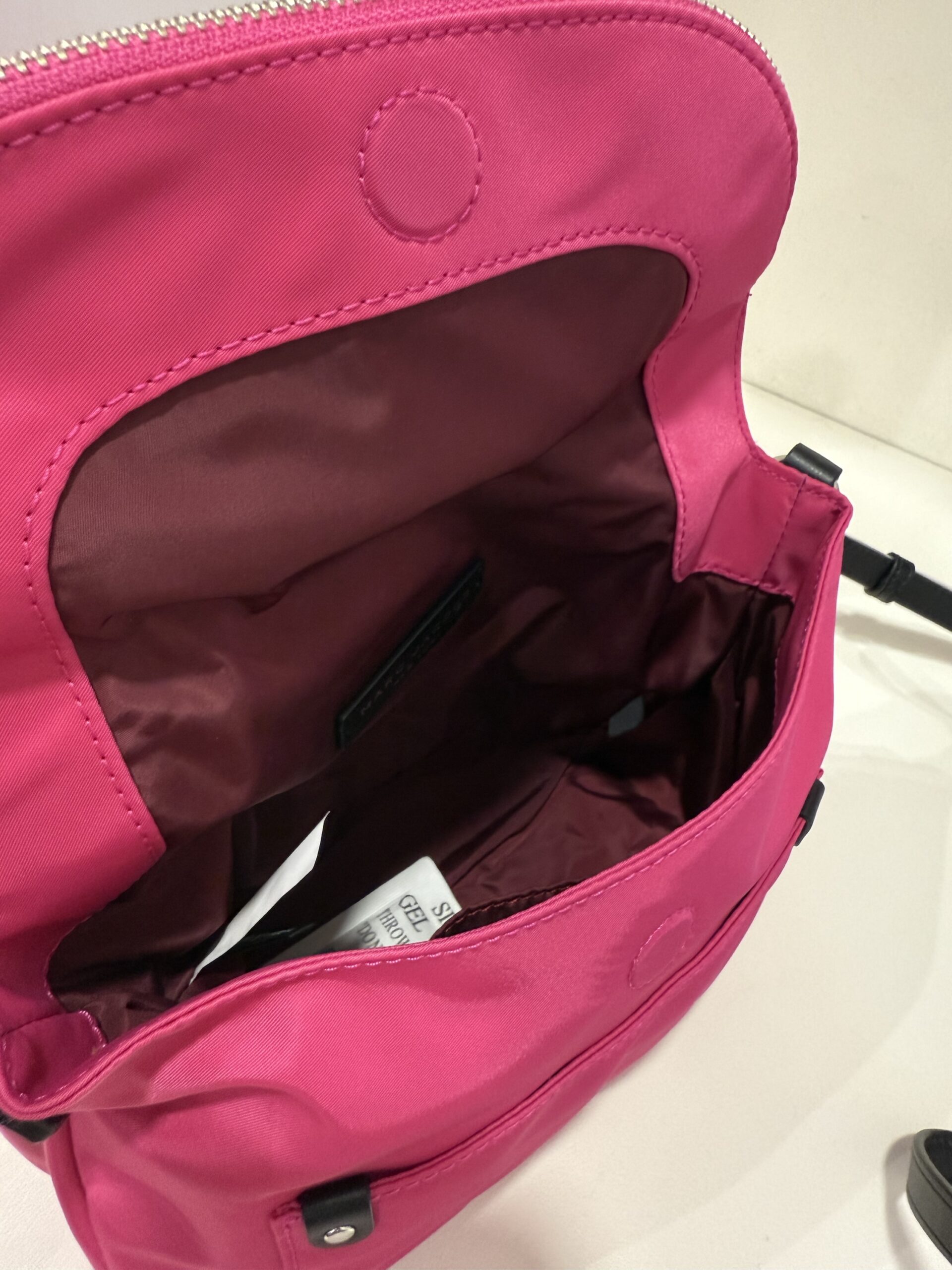 Marc Jacobs Preppy Nylon Mini Natasha Crossbody Bag in Hot Pink - Image 3