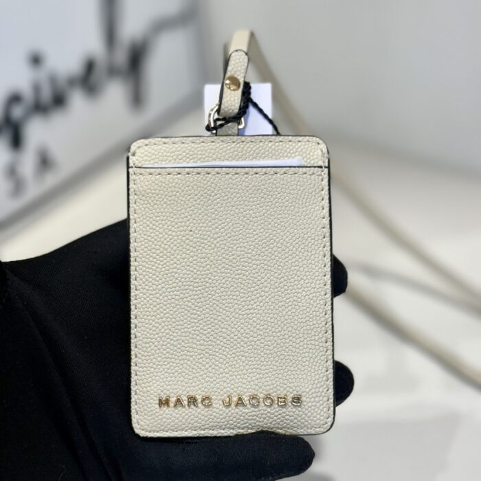 Marc Jacobs Lanyard ID Holder in Marshmallow