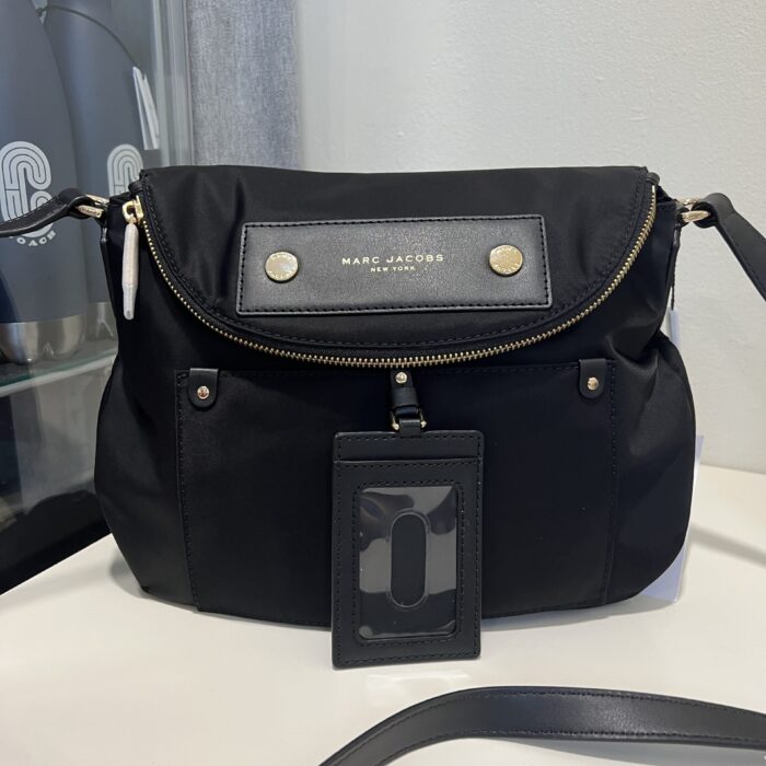 Marc Jacobs Preppy Nylon Natasha Crossbody in Black
