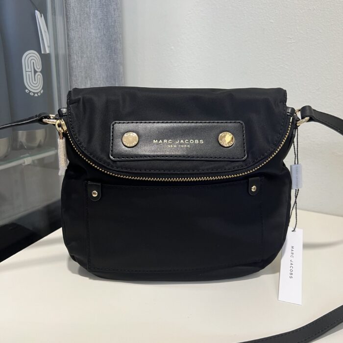 Marc Jacobs Preppy Nylon Mini Natasha Crossbody Bag in Black M0012909