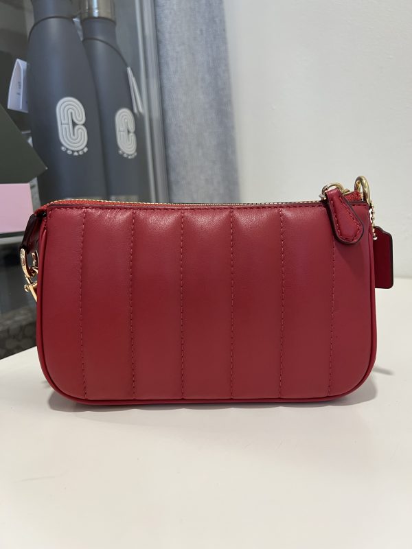 Coach Nolita 19 With Chain With Linear Quilting in Red Apple ...