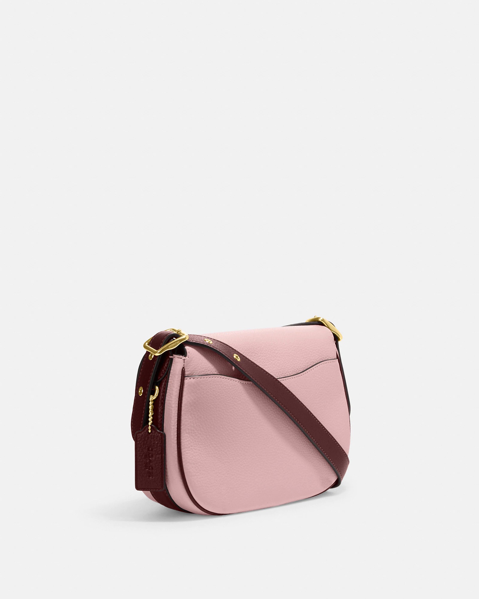 Coach Macie Saddle Bag in Powder Pink Wine Multi - Image 2
