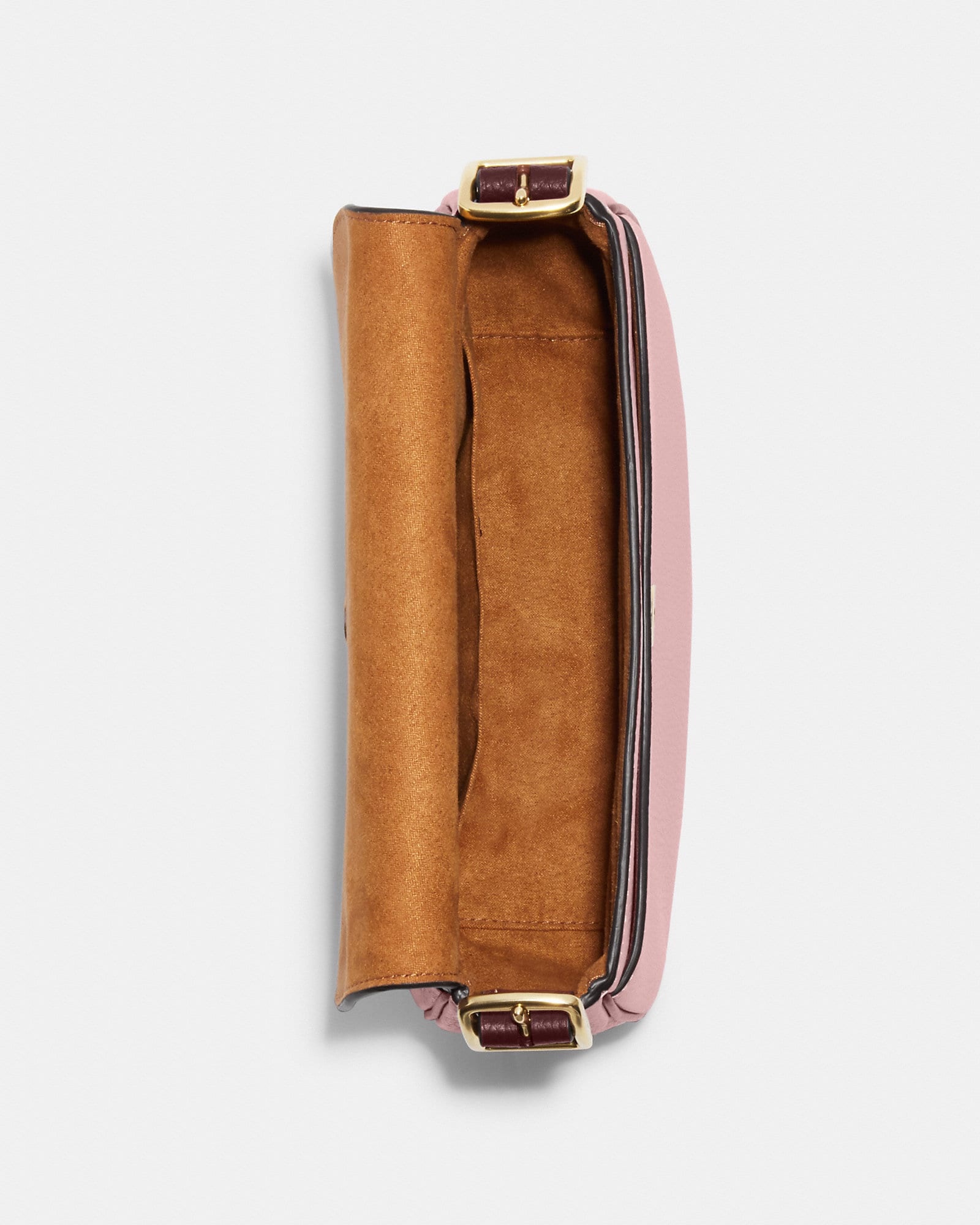 Coach Macie Saddle Bag in Powder Pink Wine Multi - Image 3