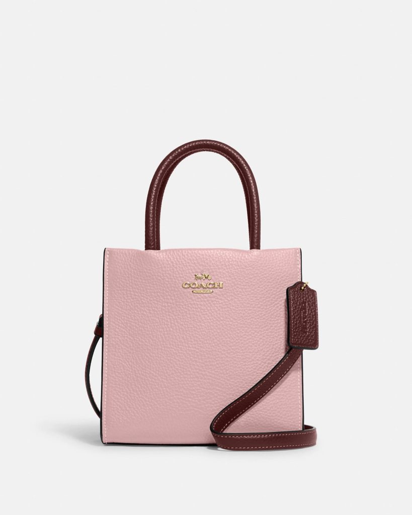 Coach Mini Cally Crossbody in Powder Pink Wine Multi – Exclusively USA