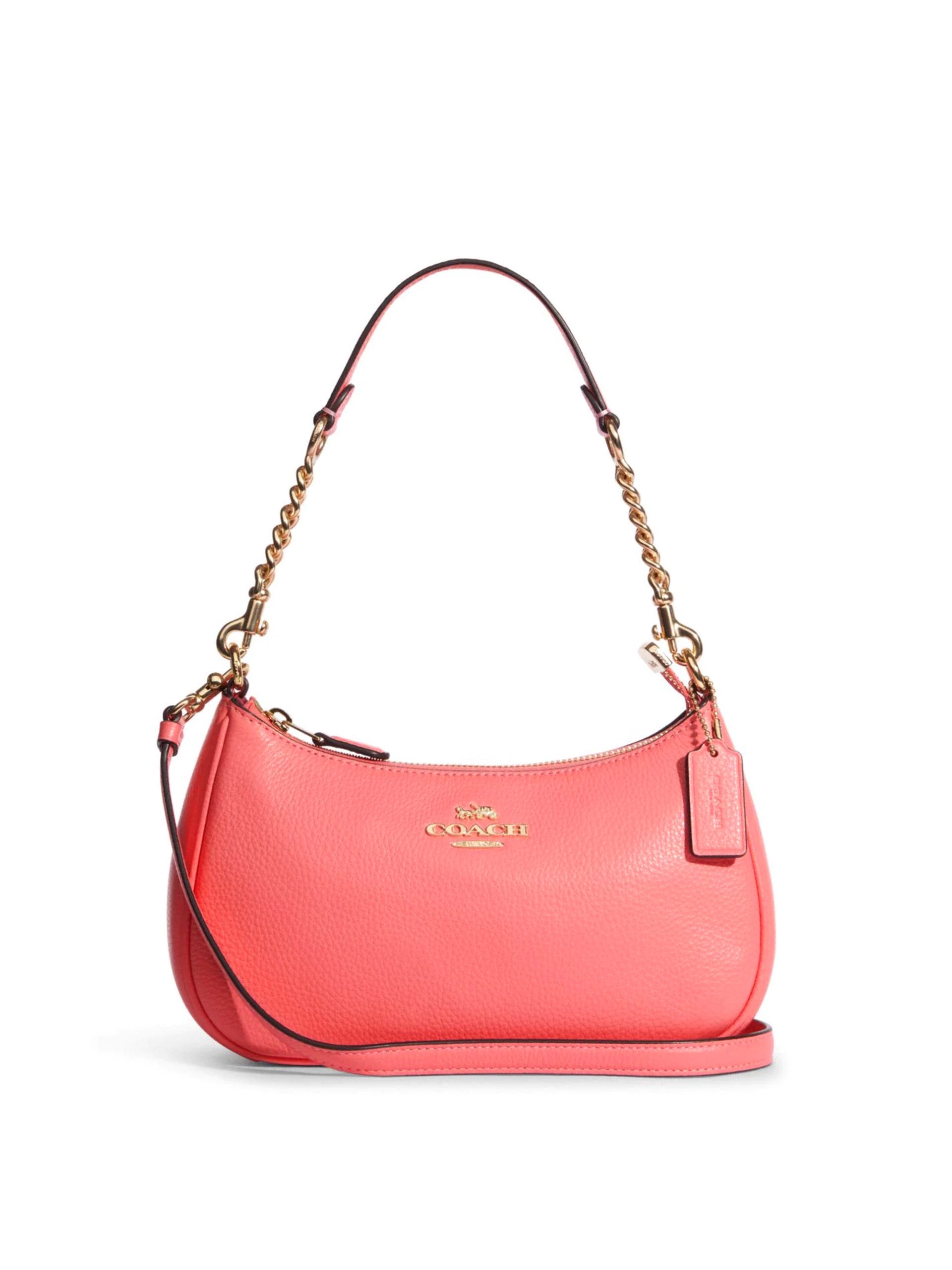 Coach Teri Shoulder Chain Crossbody in Pink Lemonade – Exclusively USA