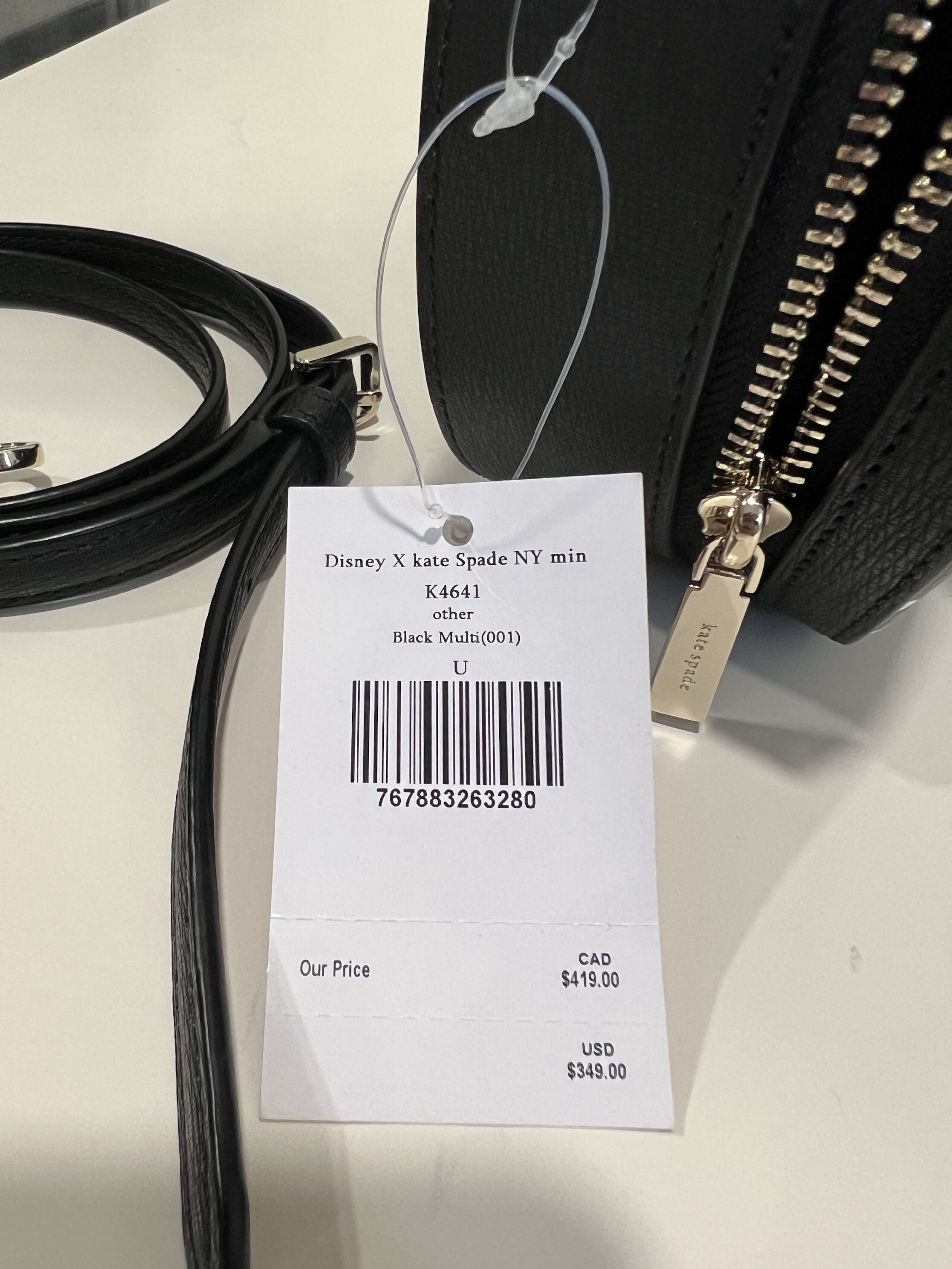 Kate Spade Disney x Kate Spade New York Minnie Mouse Crossbody Bag in Black Multi - Image 6