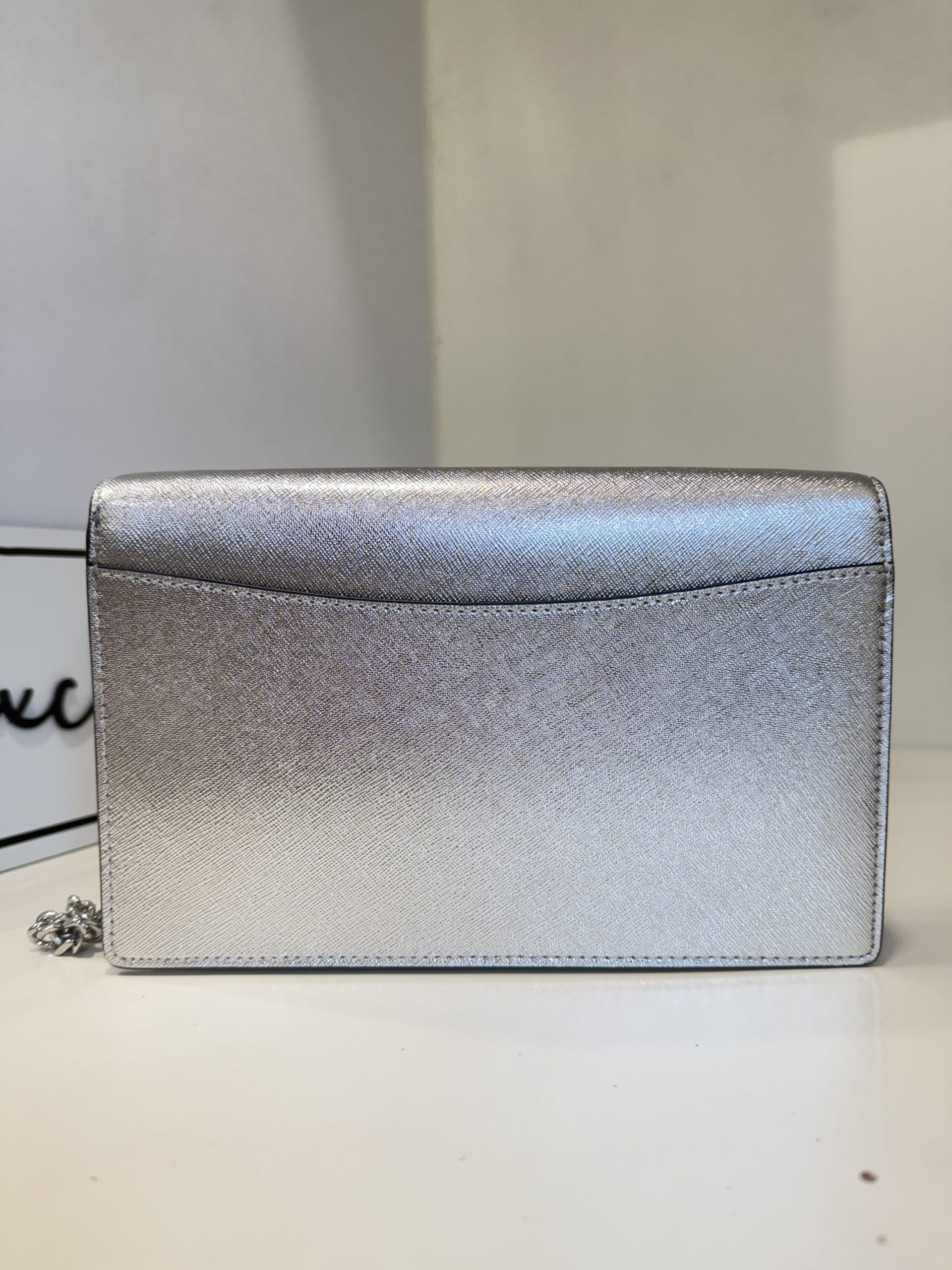 Marc Jacobs Daily Party On A Chain Crossbody Bag in Silver - Image 5