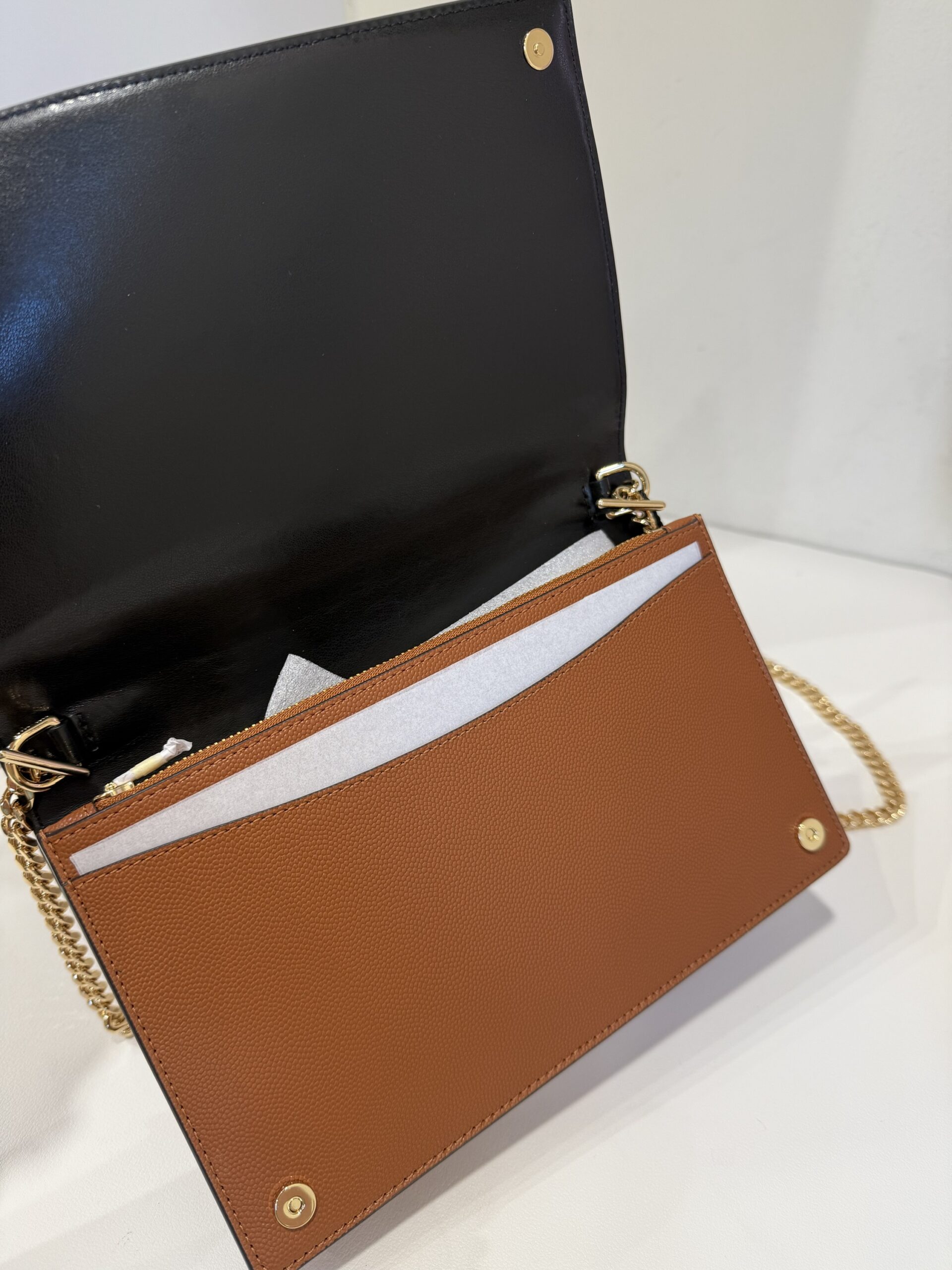 Marc Jacobs Daily Party On A Chain Crossbody Bag in Smoked Almond - Image 3