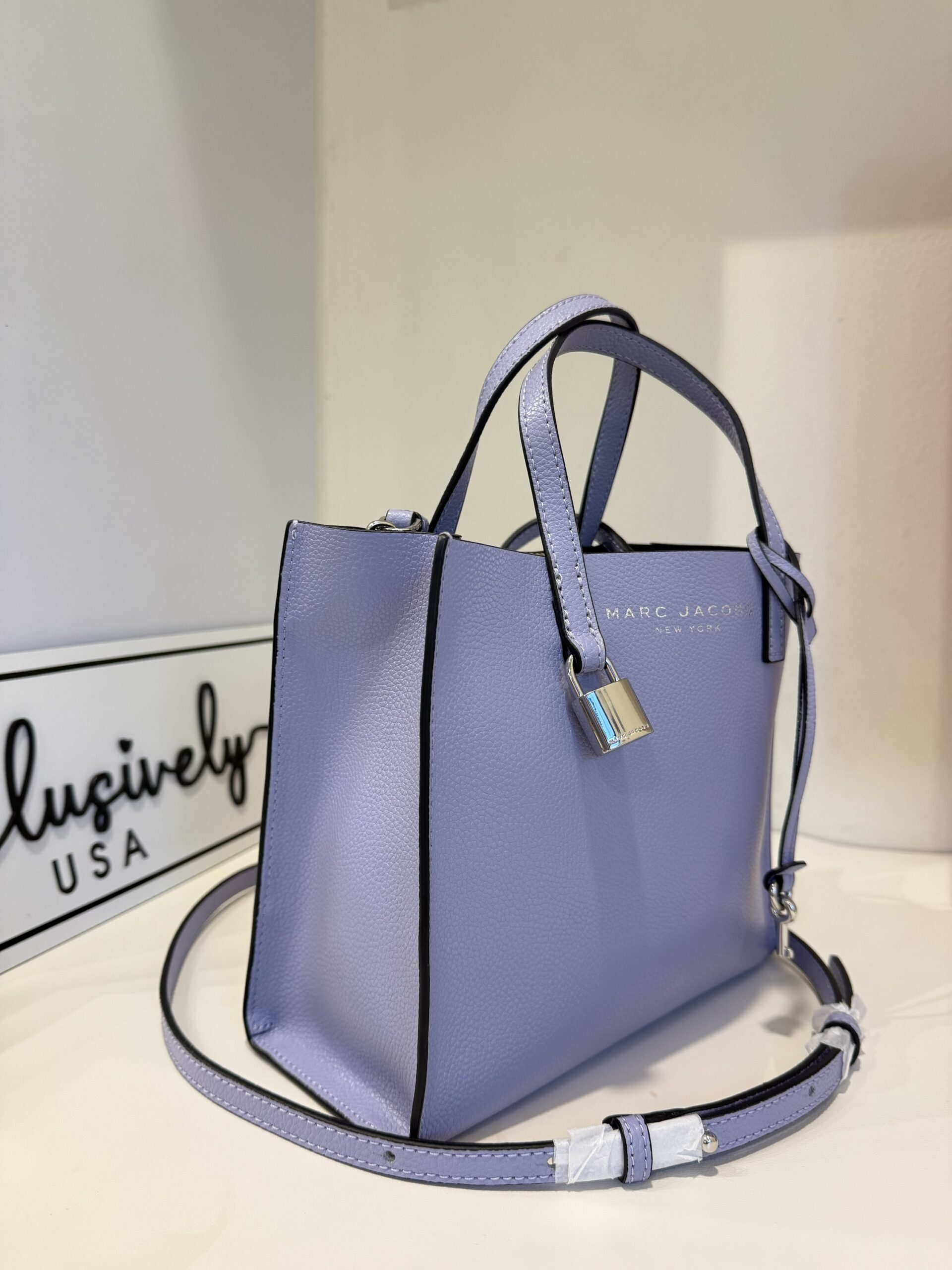 Marc Jacobs Mini Grind Tote Bag in Languid Lavender - Image 2