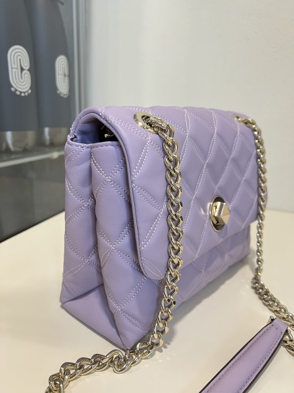Kate Spade Natalia Small Flap Crossbody in Lilac Frost – Exclusively USA