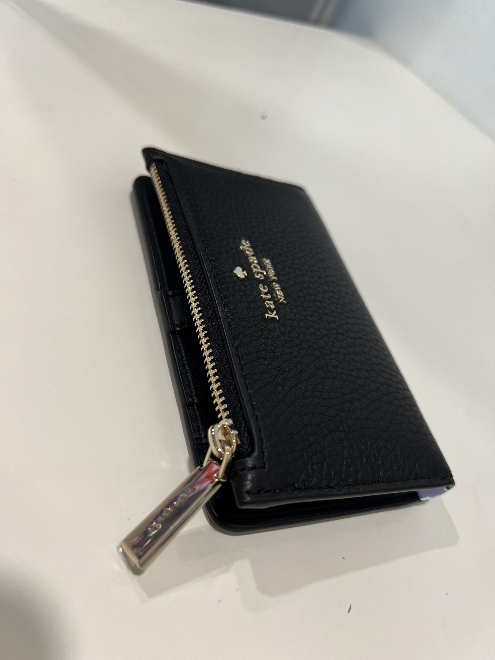 Kate Spade Julia Small Slim Bifold Wallet in Black - Image 6