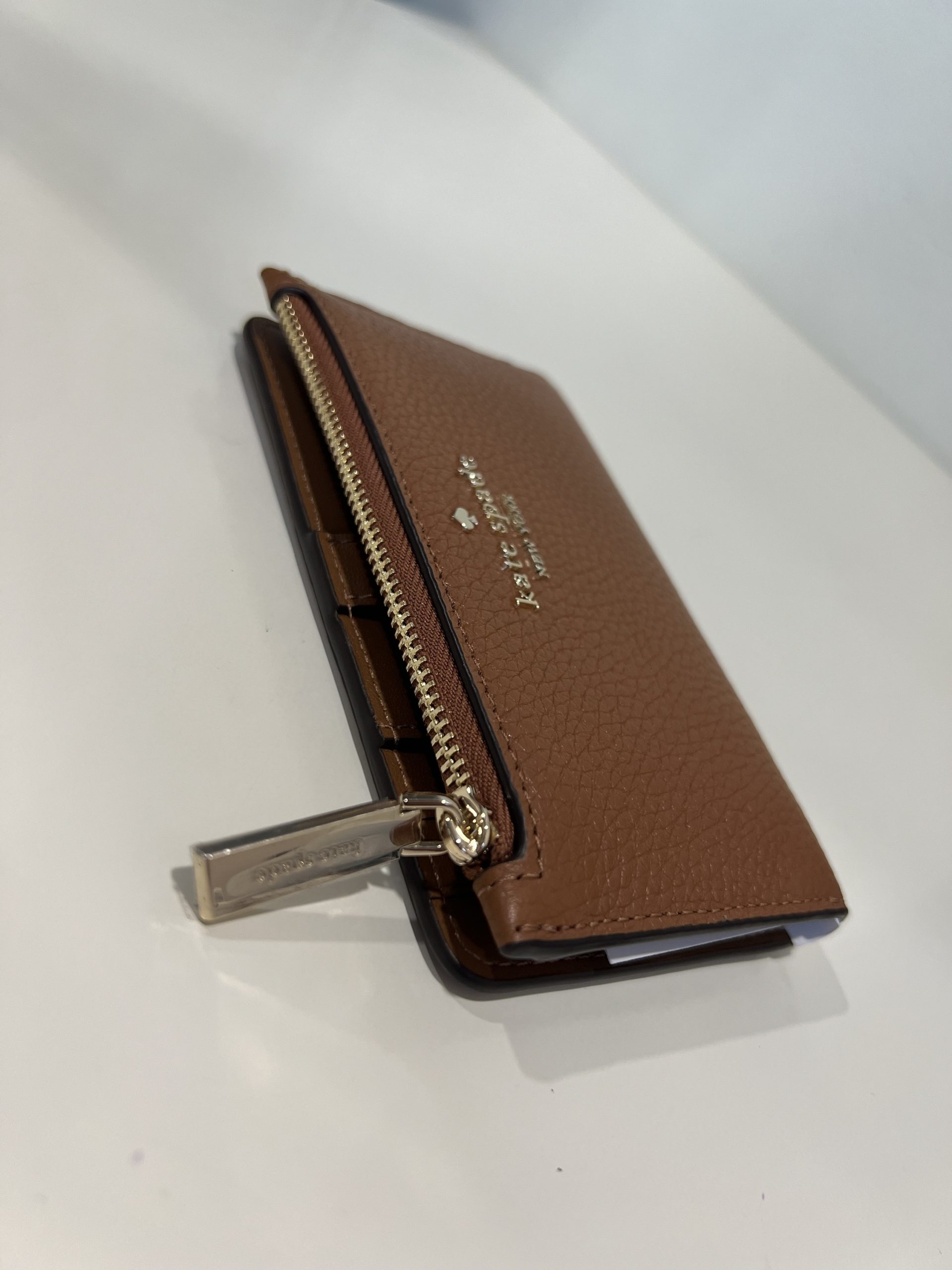 Kate Spade Leila Small Slim Bifold Wallet in Warmgingerbread - Image 2