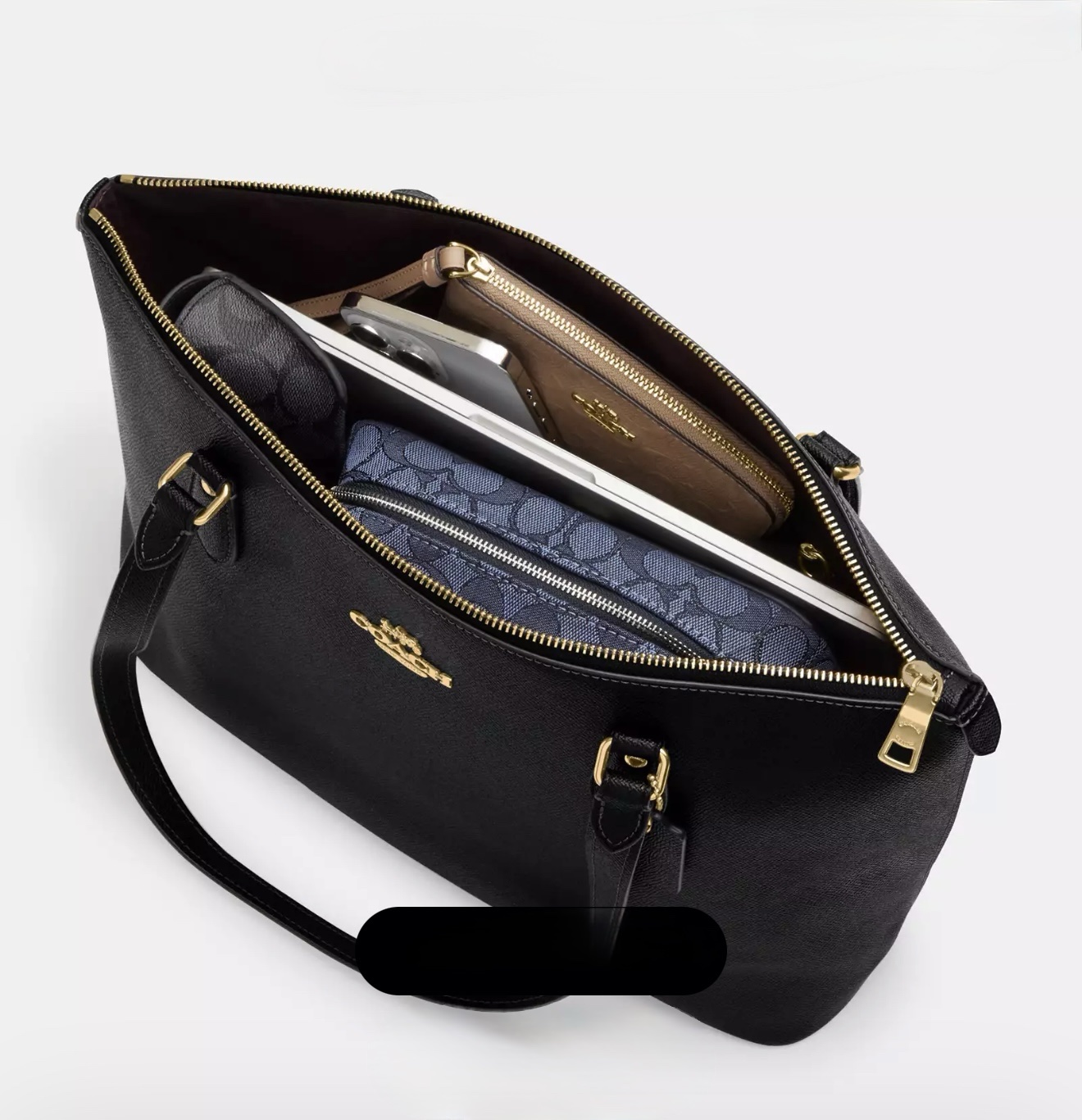 Coach Gallery Tote in Black - Image 3