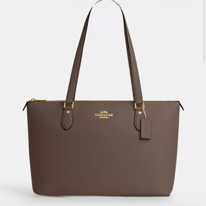 Coach Gallery Tote in Dark Stone