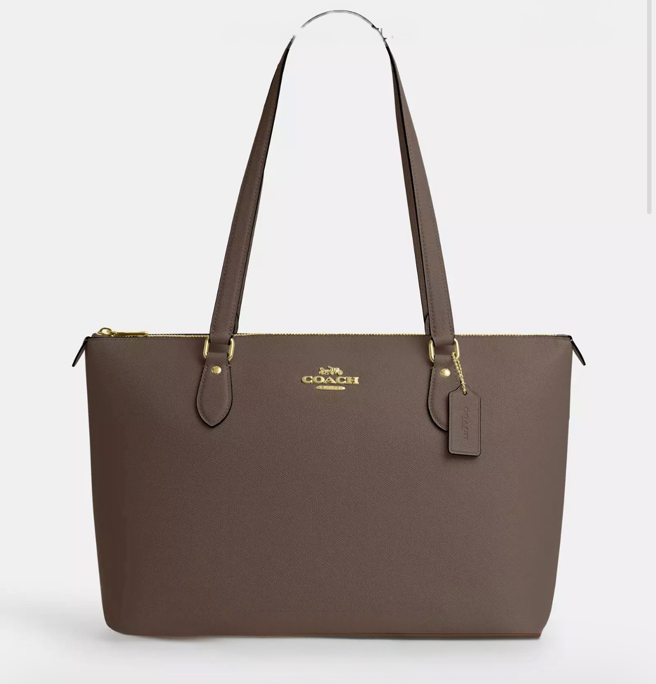 Coach Gallery Tote in Dark Stone