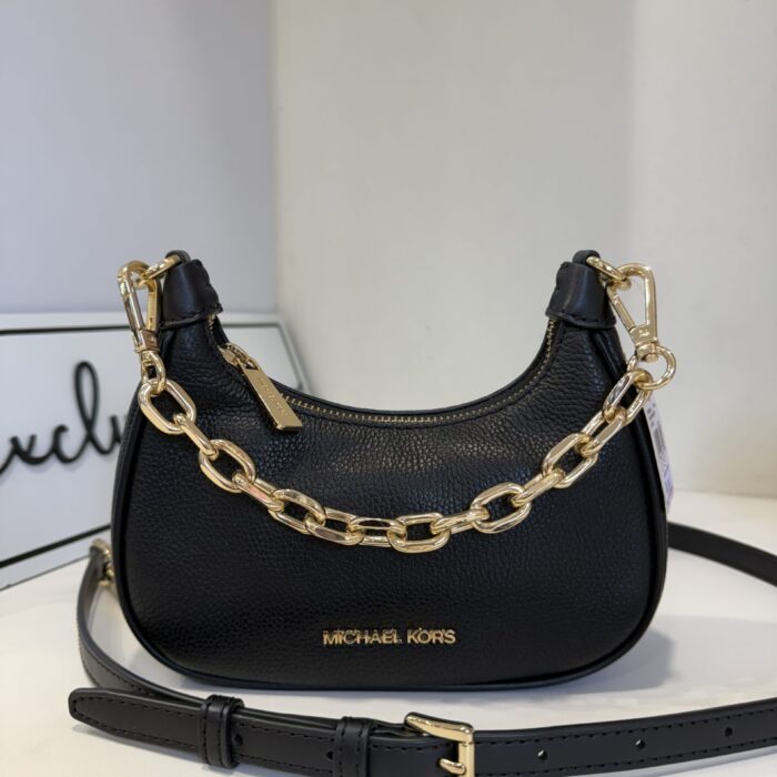 Michael Kors Cora Mini Zip Pouchette in Black