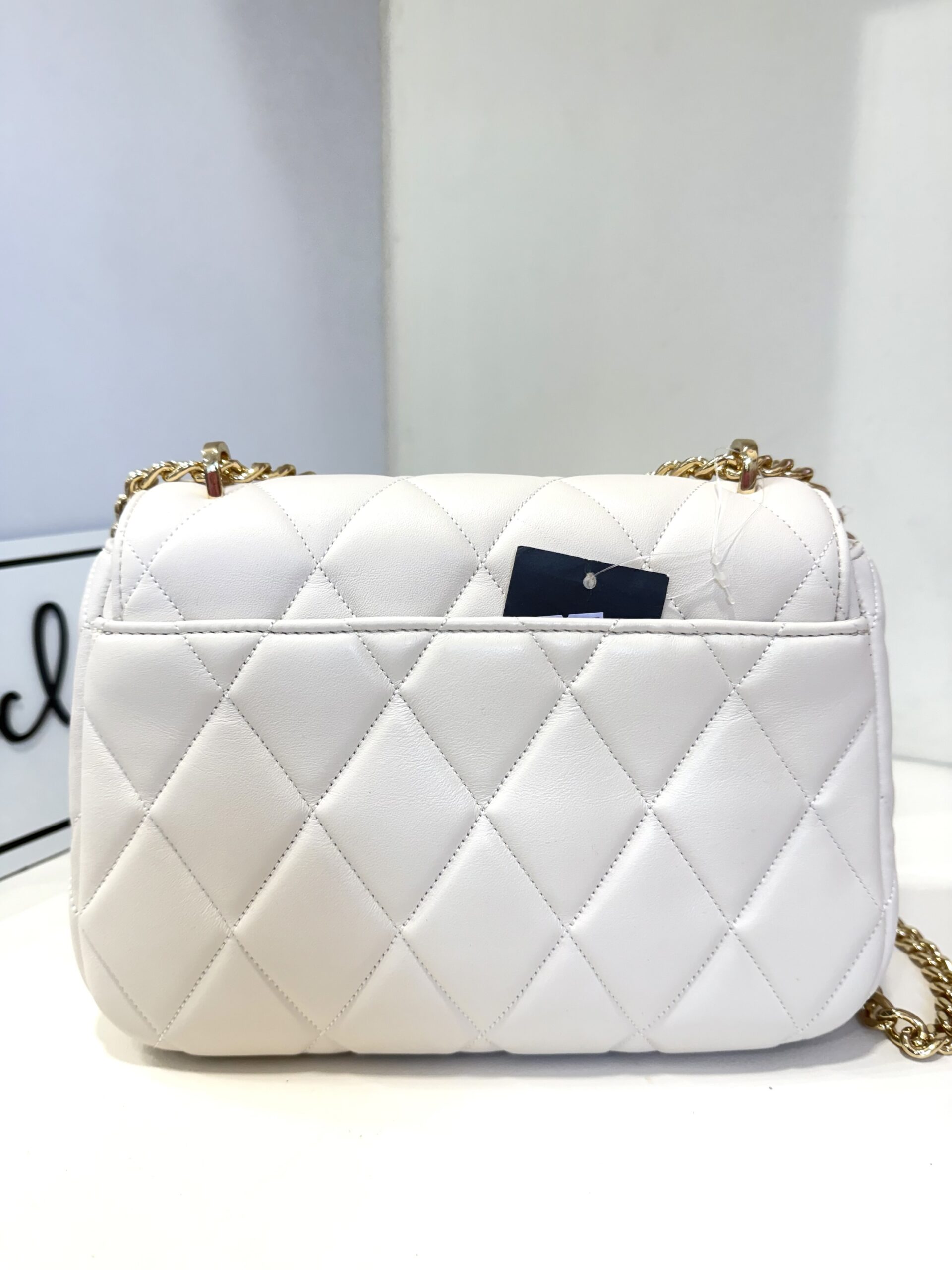 Kate Spade Carey Small Flap Shoulder Bag in Parchment - Image 4