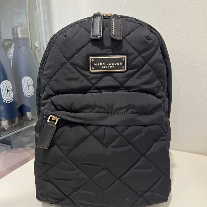 Marc Jacobs Preppy Quilted Nylon Backpack in Black M0011321