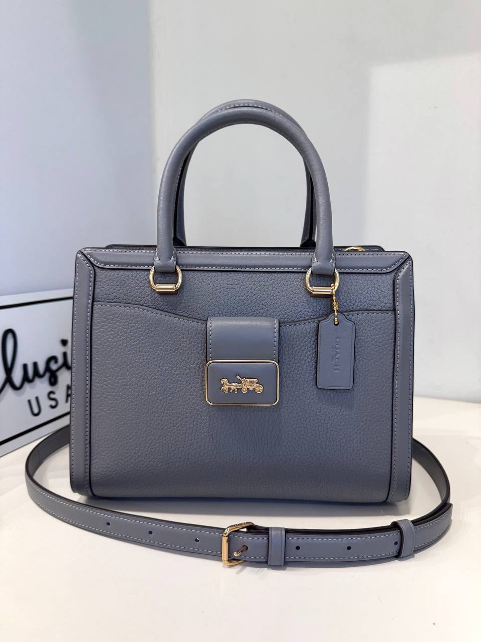 Coach Grace Carryall in Granite