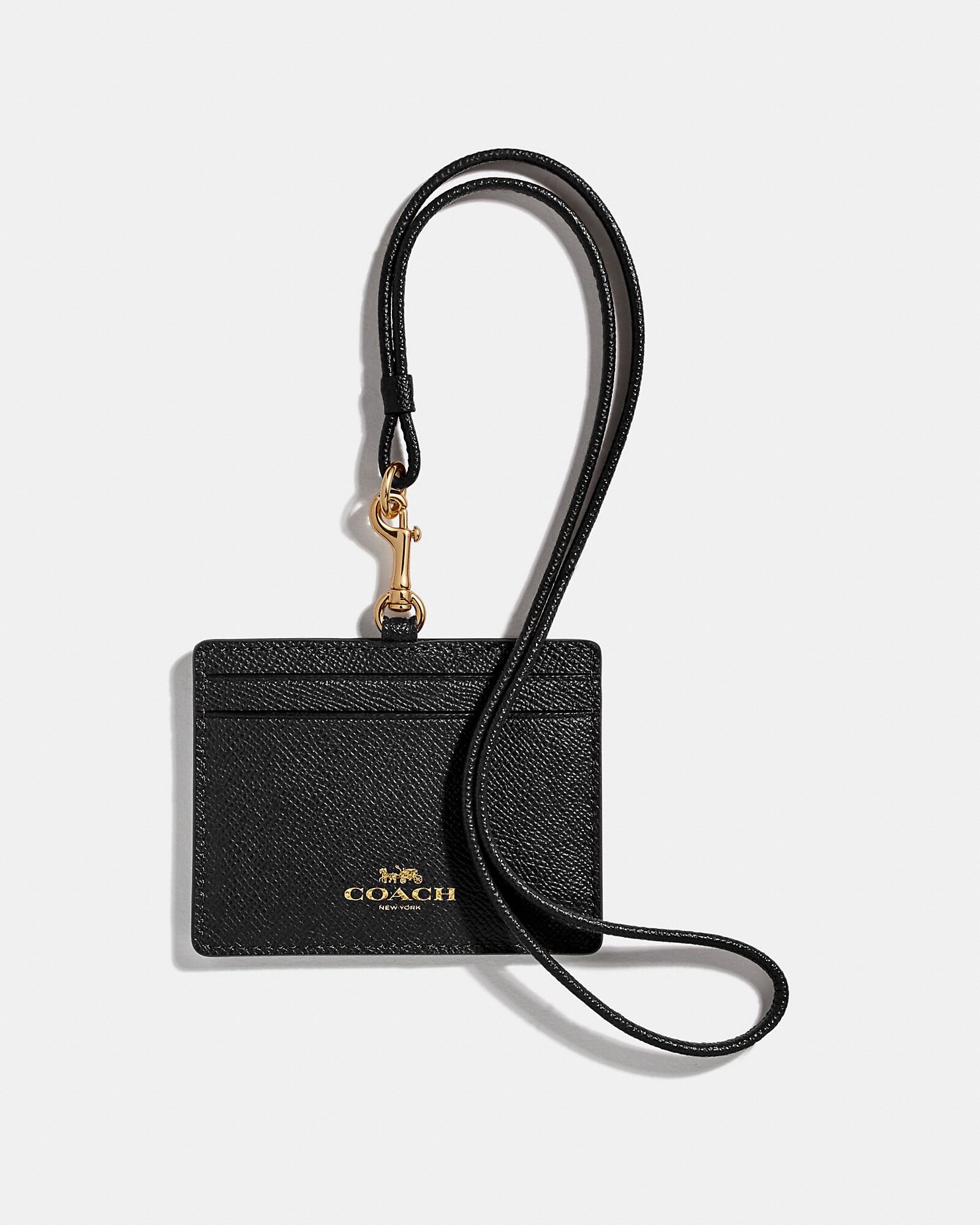 Coach Id Lanyard in Black (Retail) – Exclusively USA