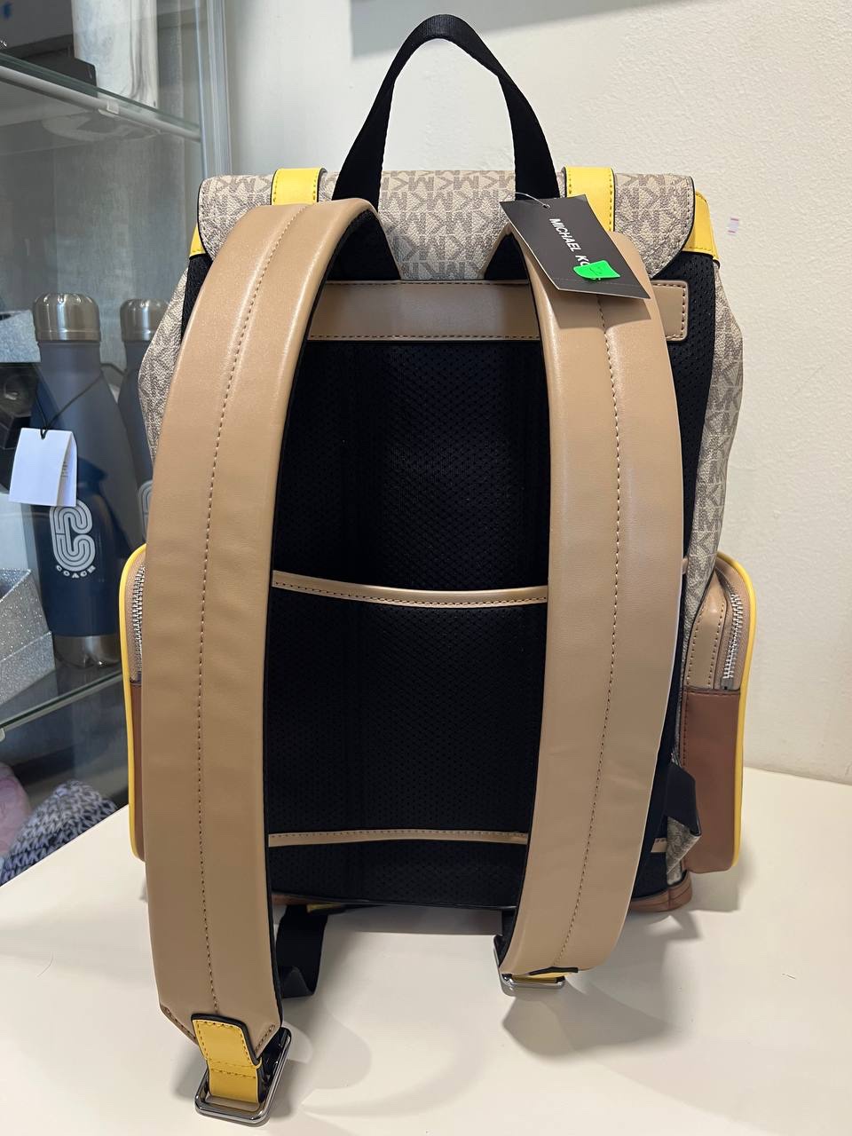 Michael Kors Cooper Utility Rucksack in Yellow - Image 4