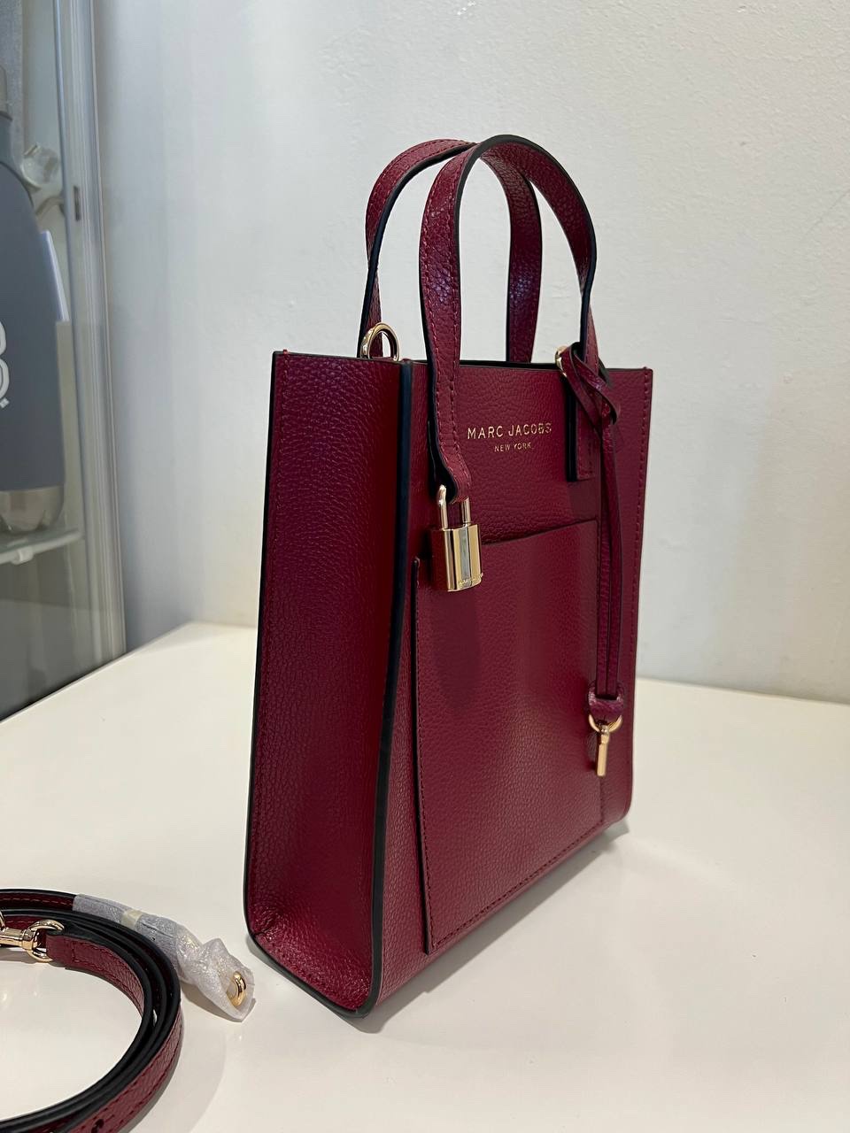 Marc Jacobs Micro Grind Satchel Tote Bag in Pomegranate - Image 2