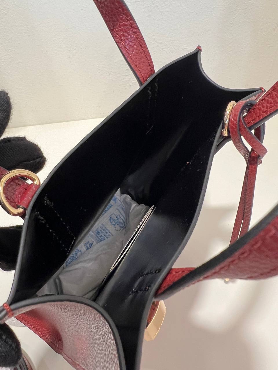 Marc Jacobs Micro Grind Satchel Tote Bag in Pomegranate - Image 3