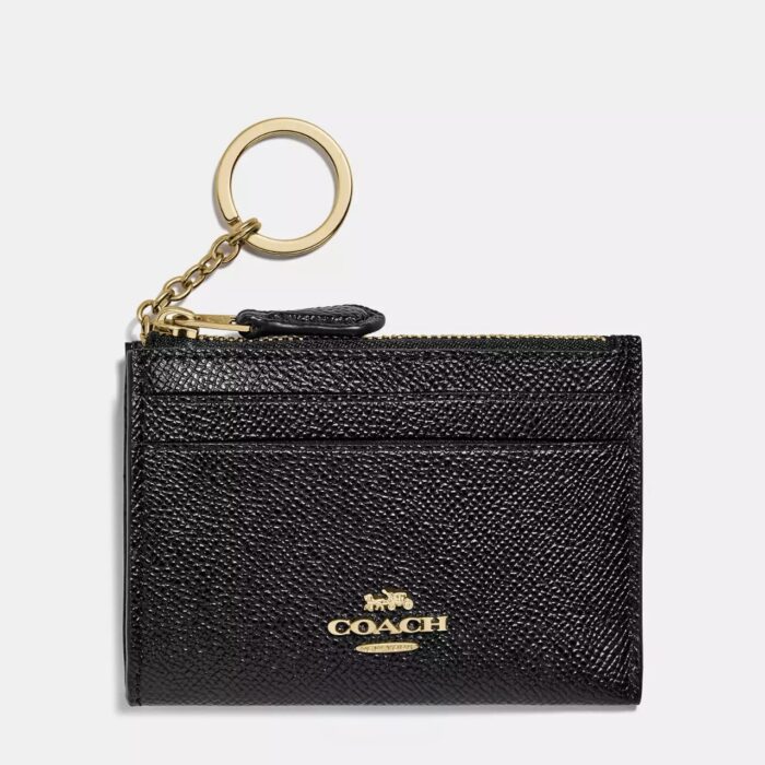 Coach Mini Skinny ID Case in Black