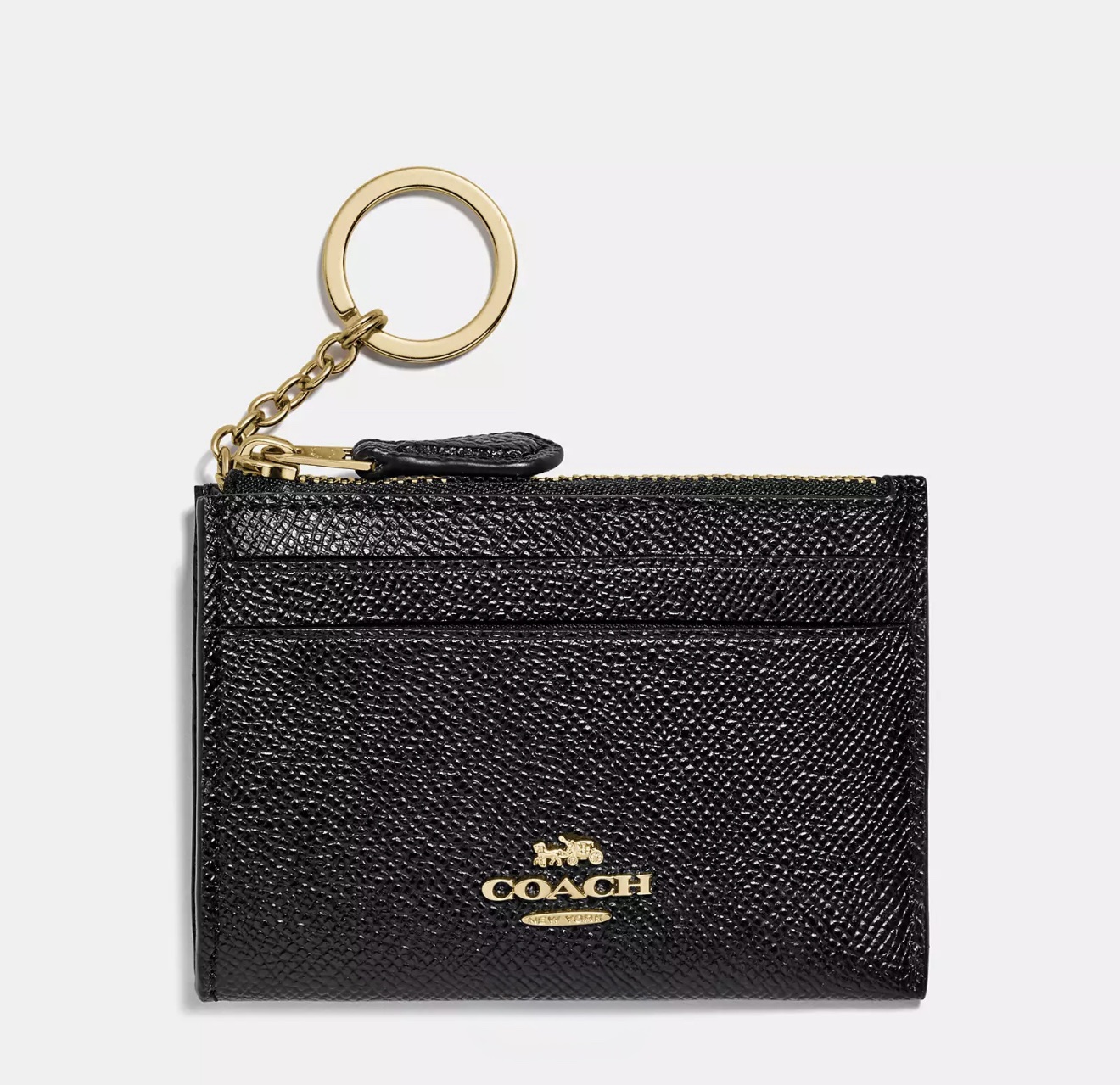 Coach Mini Skinny ID Case in Black
