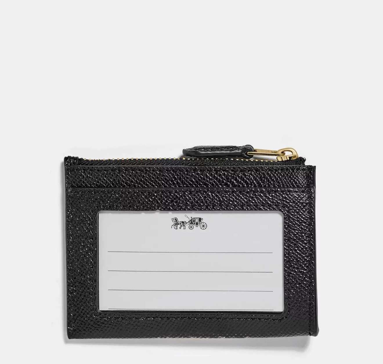 Coach Mini Skinny ID Case in Black - Image 2