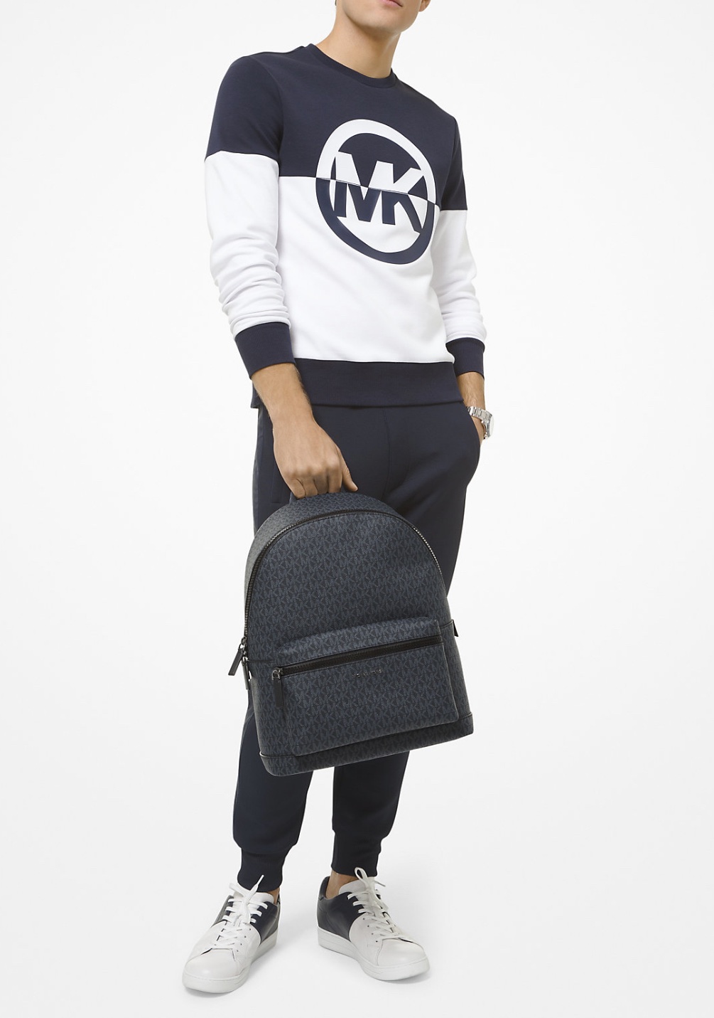 Michael Kors Cooper Logo Backpack in Admiral - Image 4