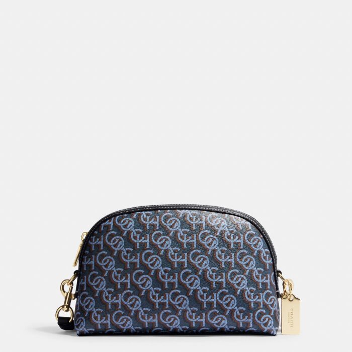 Coach Madi Crossbody With Coach Monogram Print in Navy
